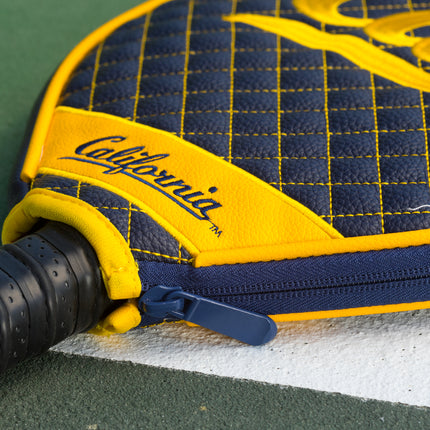 California Golden Bears Quilted Pickleball Paddle Cover