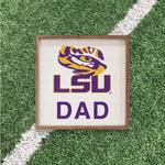 Load image into Gallery viewer, LSU Tigers Artwork | LSU Tigers Wall Art (Officially Licensed)Square
