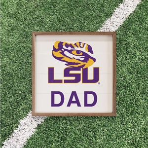 LSU Tigers Artwork | LSU Tigers Wall Art (Officially Licensed)Square