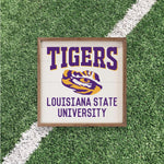 Load image into Gallery viewer, LSU Tigers Artwork | LSU Tigers Wall Art (Officially Licensed)Square
