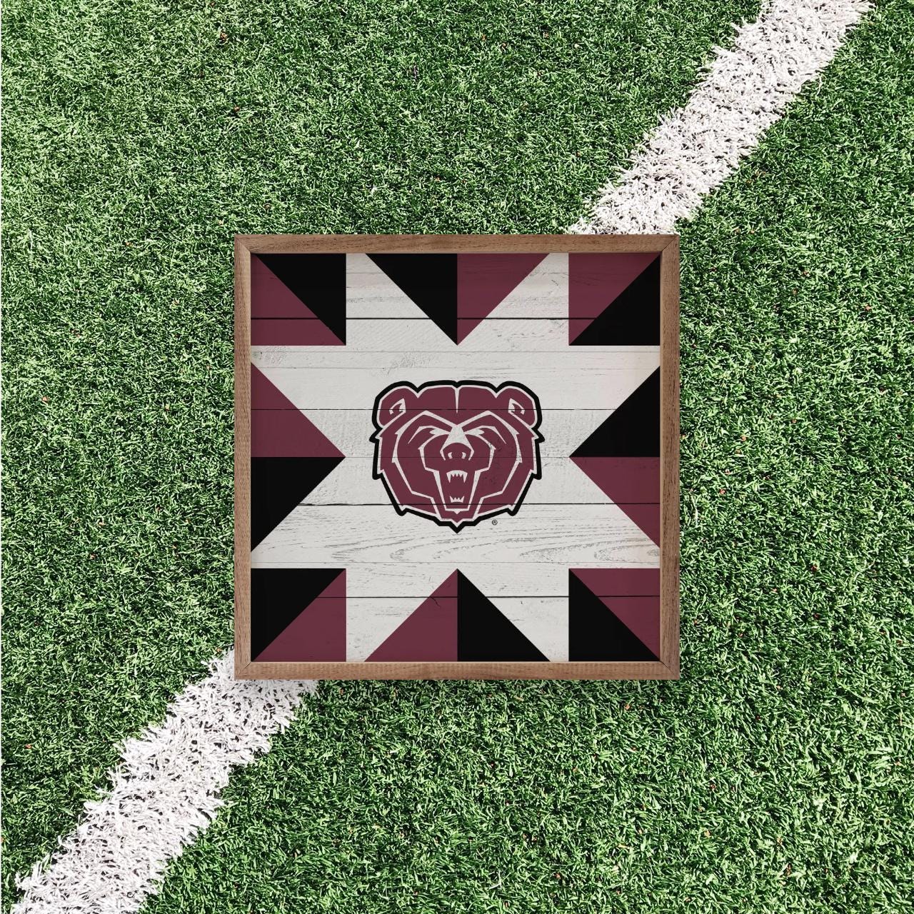 Missouri State Bears Artwork | Missouri State Bears Wall Art (Officially Licensed)Square