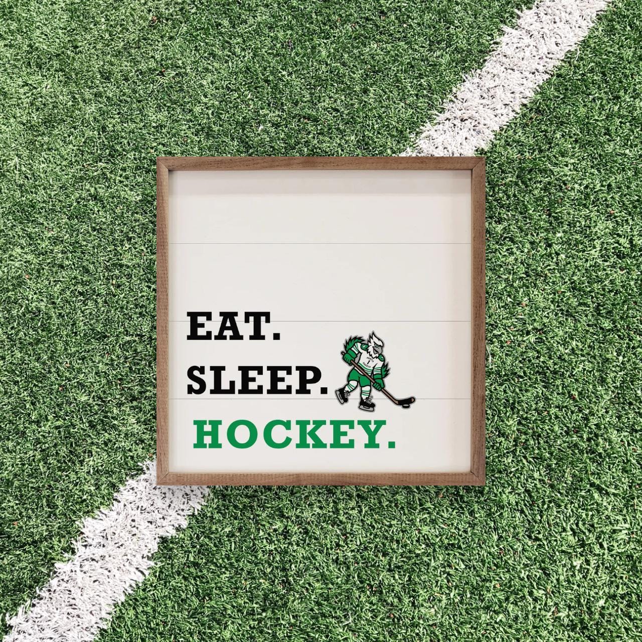 North Dakota Fighting Hawks Artwork | North Dakota Fighting Haks Wall Art (Officially Licensed)Square