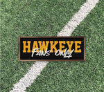 Load image into Gallery viewer, Iowa Hawkeyes Artwork | Iowa Hawkeyes Wall Art (Officially Licensed) Rectangle Rectangle
