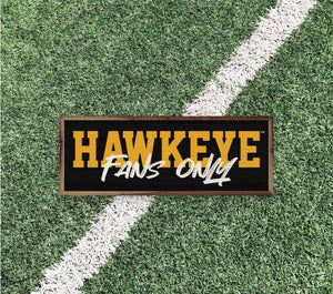 Iowa Hawkeyes Artwork | Iowa Hawkeyes Wall Art (Officially Licensed) Rectangle Rectangle