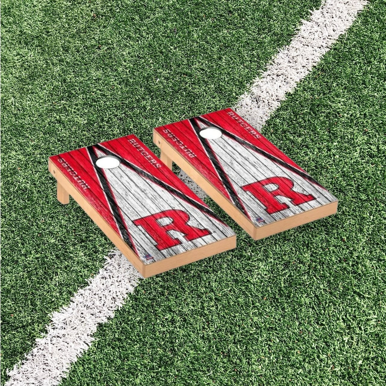 Rutgers Scarlet Knights Cornhole Boards 2x4 | Officially Licensed