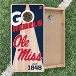 Load image into Gallery viewer, Ole Miss Rebels Cornhole Boards 2x4 (Officially Licensed)
