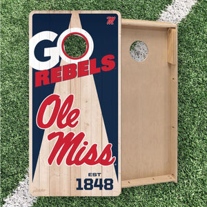 Ole Miss Rebels Cornhole Boards 2x4 (Officially Licensed)