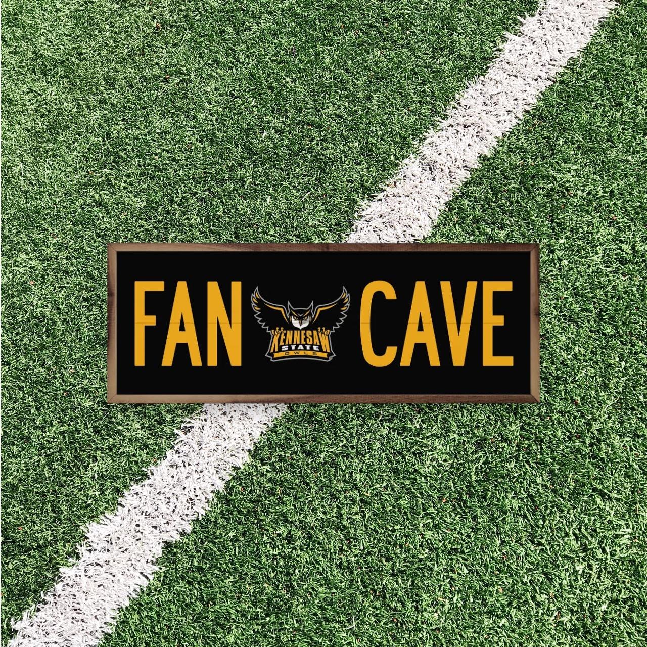 Kennesaw State Owls Artwork | kennesaw State Owls Wall Art (Officially Licensed) Rectangle