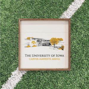 Iowa Hawkeyes Artwork | Iowa Hawkeyes Wall Art (Officially Licensed)Square