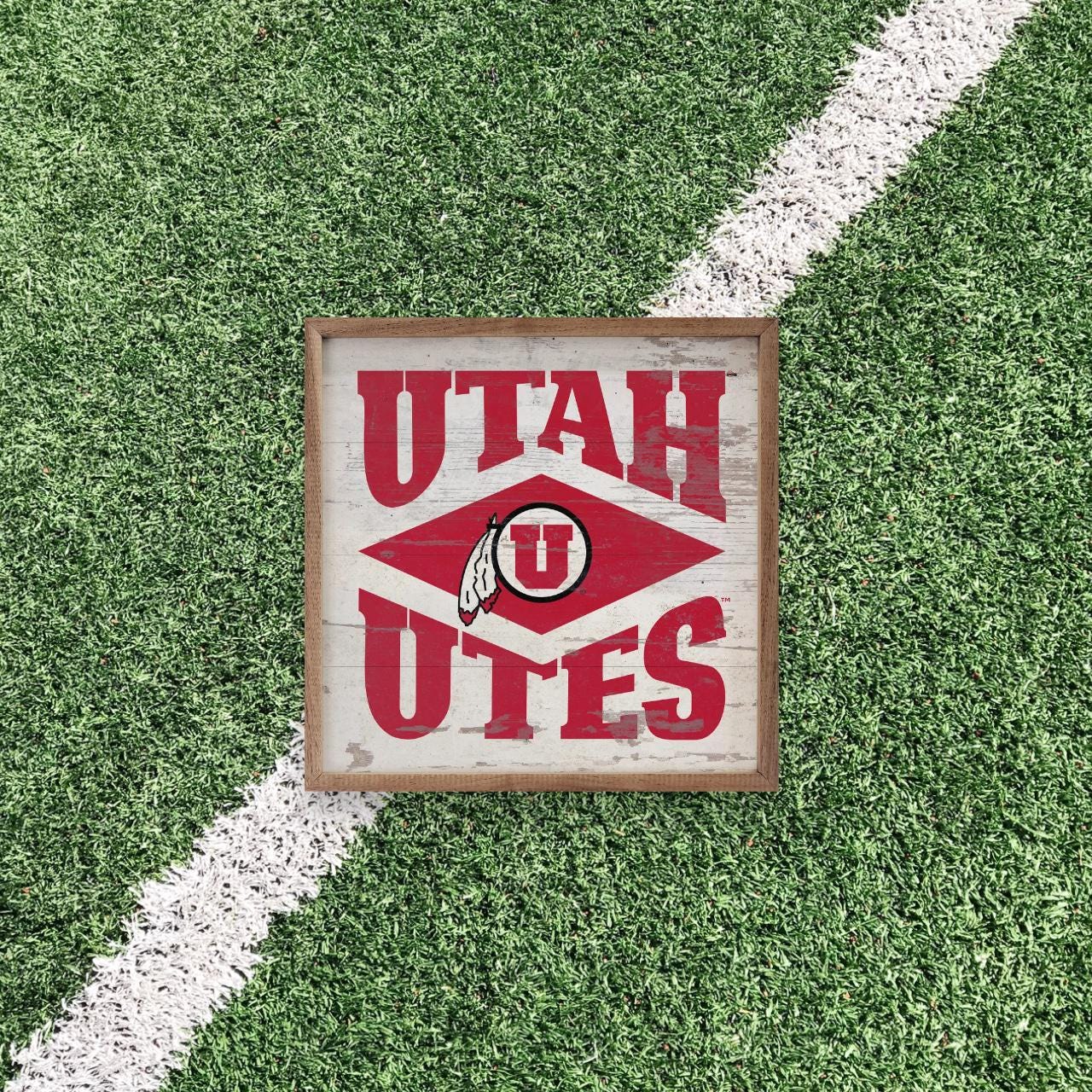 Utah Utes Artwork | Utah Utes Wall Art (Officially Licensed)Square