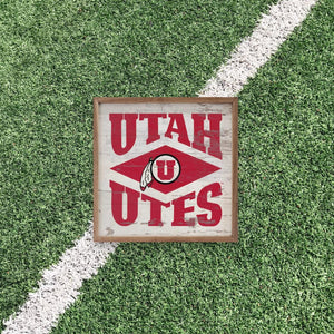 Utah Utes Artwork | Utah Utes Wall Art (Officially Licensed)Square