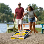 Load image into Gallery viewer, Michigan Wolverines Cornhole Boards 2x4 (Officially Licensed)
