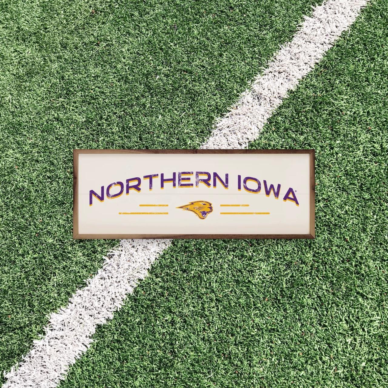 Northern Iowa Panthers Artwork | Northern Iowa Panthers Wall Art (Officially Licensed) Rectangle Rectangle