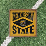 Load image into Gallery viewer, Kennesaw State Owls Artwork | Kennesaw State Owls Wall Art (Officially Licensed)Square
