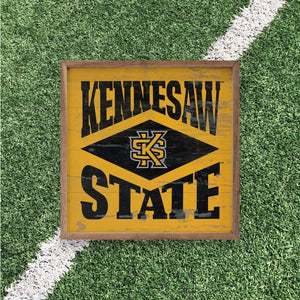 Kennesaw State Owls Artwork | Kennesaw State Owls Wall Art (Officially Licensed)Square