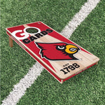 Load image into Gallery viewer, Louisville Cardinals Cornhole Boards 2x4 (Officially Licensed)

