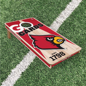 Louisville Cardinals Cornhole Boards 2x4 (Officially Licensed)
