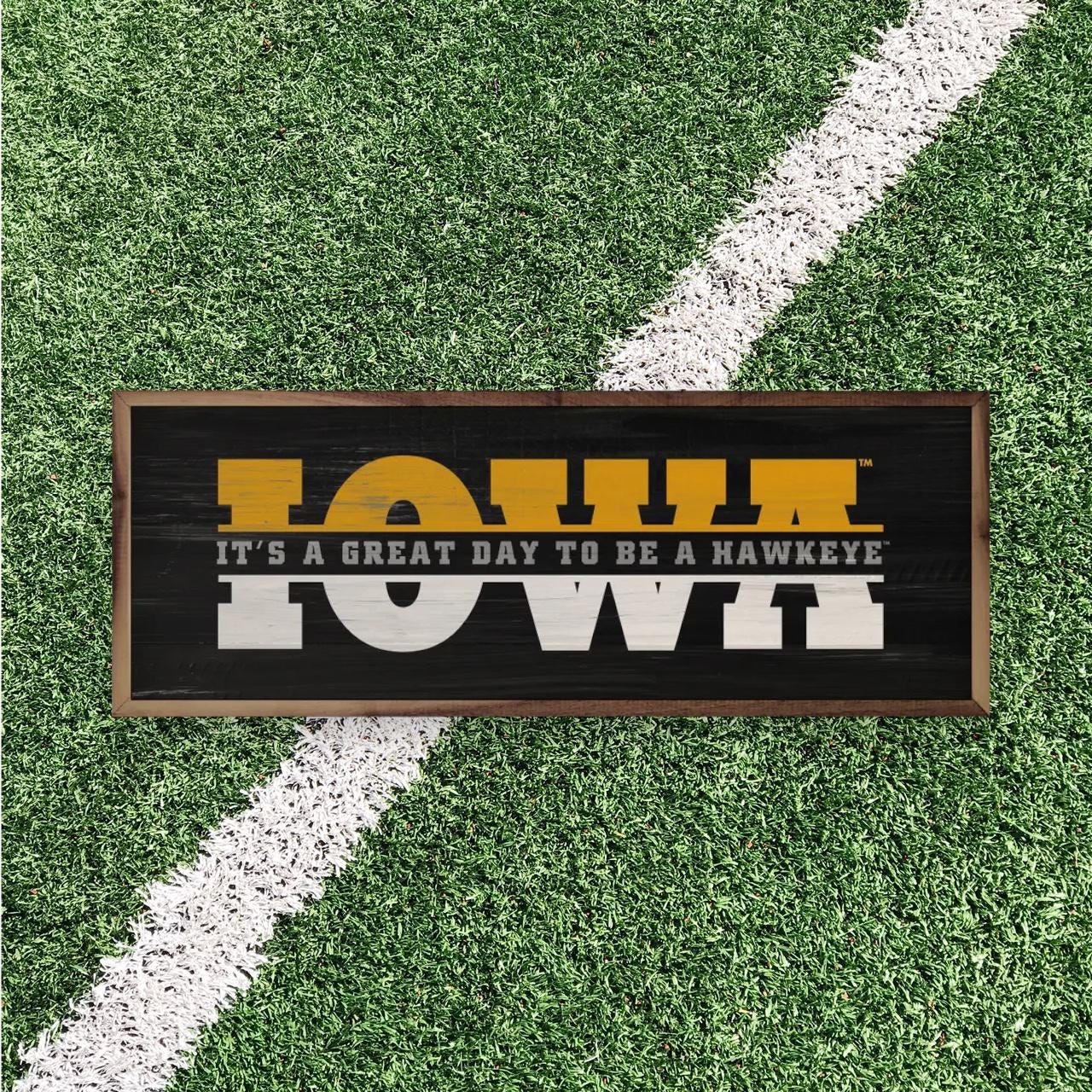 Iowa Hawkeyes Artwork | Iowa Hawkeyes Wall Art (Officially Licensed) Rectangle Rectangle