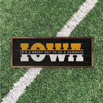 Load image into Gallery viewer, Iowa Hawkeyes Artwork | Iowa Hawkeyes Wall Art (Officially Licensed) Rectangle Rectangle
