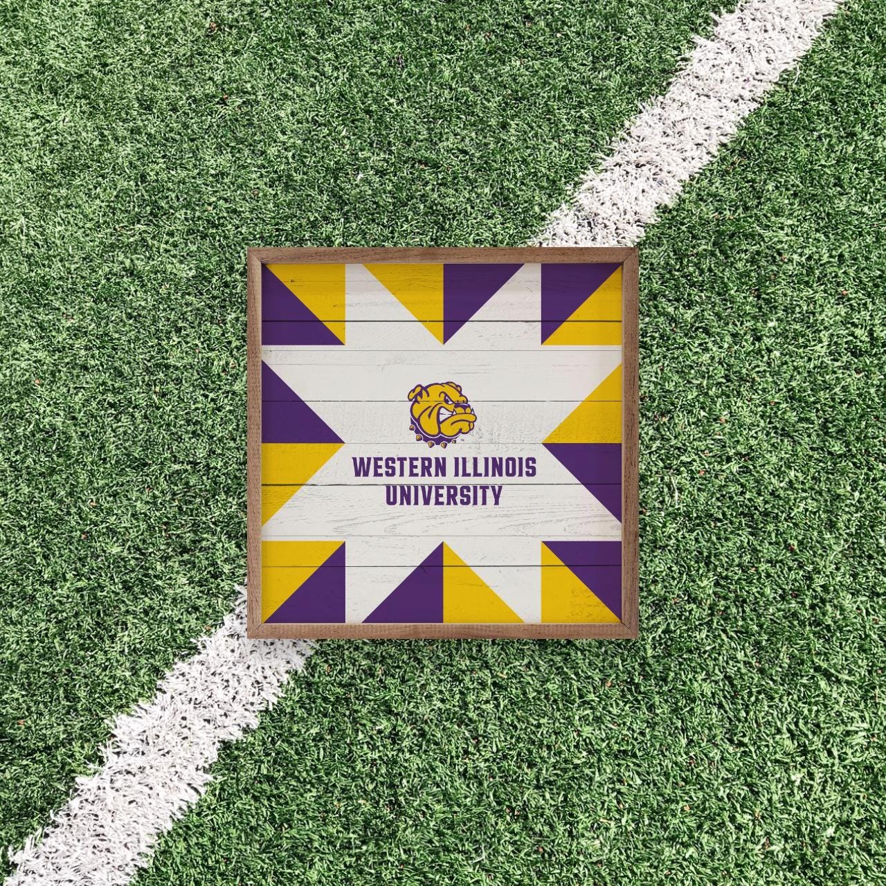 Western Illinois leathernecks Artwork |Western Illinois Leathernecks Wall Art (Officially Licensed)Square