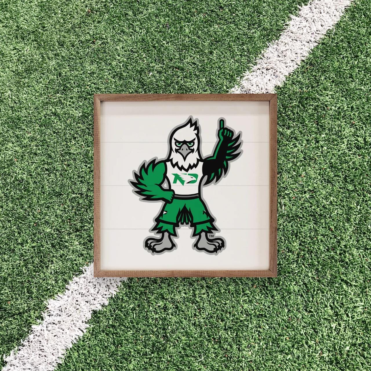 North Dakota Fighting Hawks Artwork | North Dakota Fighting Haks Wall Art (Officially Licensed)Square