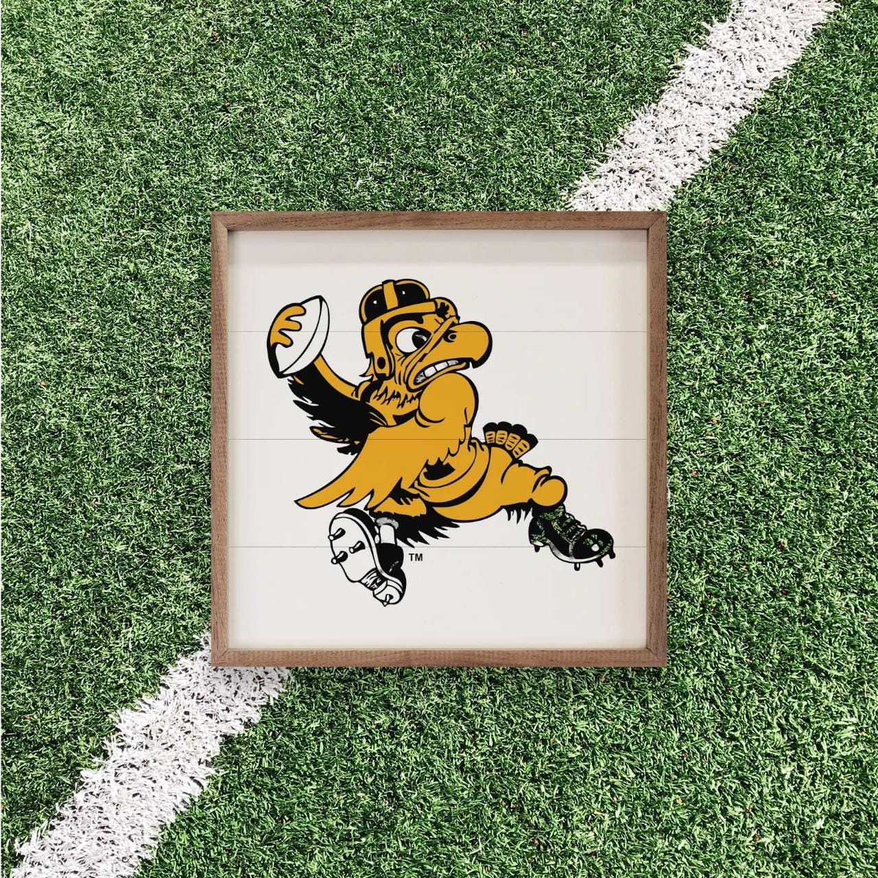 Iowa Hawkeyes Artwork | Iowa Hawkeyes Wall Art (Officially Licensed)Square