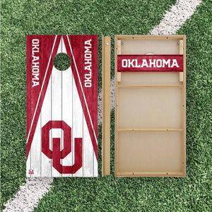 Oklahoma Sooners Cornhole Boards 2x4 | Officially Licensed