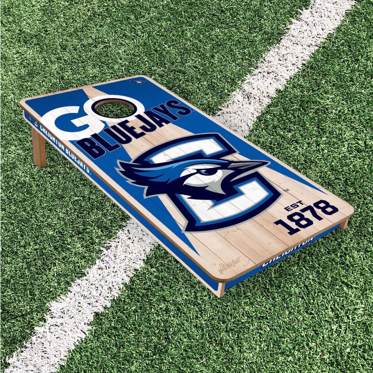 Creighton Bluejays Cornhole Boards 2x4 (Officially Licensed)