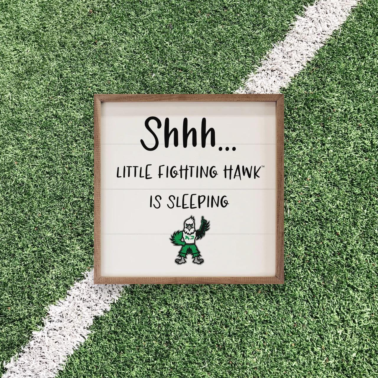 North Dakota Fighting Hawks Artwork | North Dakota Fighting Haks Wall Art (Officially Licensed)Square