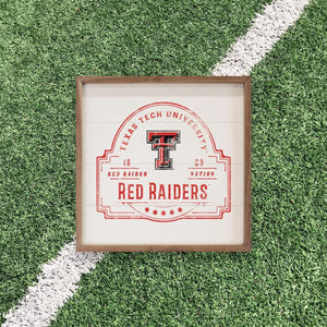 Texas Tech Red Raiders Artwork | Texas Tech Red Raiders  Wall Art (Officially Licensed) Square