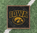 Load image into Gallery viewer, Iowa Hawkeyes Artwork | Iowa Hawkeyes Wall Art (Officially Licensed)Square
