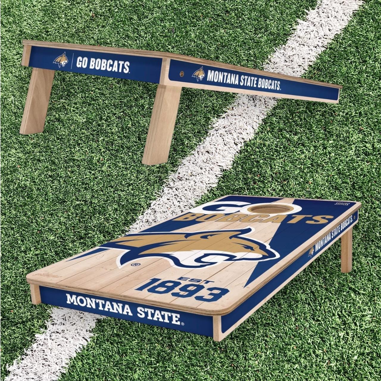 Montana State Bobcats Cornhole Boards 2x4 (Officially Licensed)