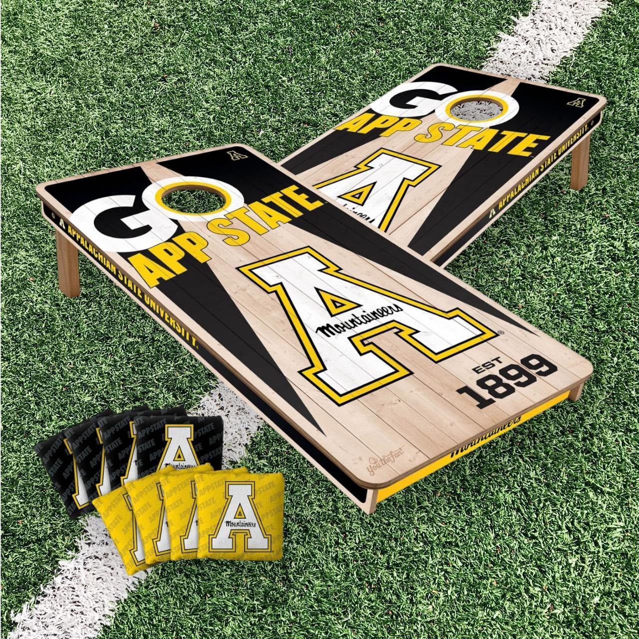 Appalachian State Mountaineers  Cornhole Boards 2x4 (Officially Licensed)
