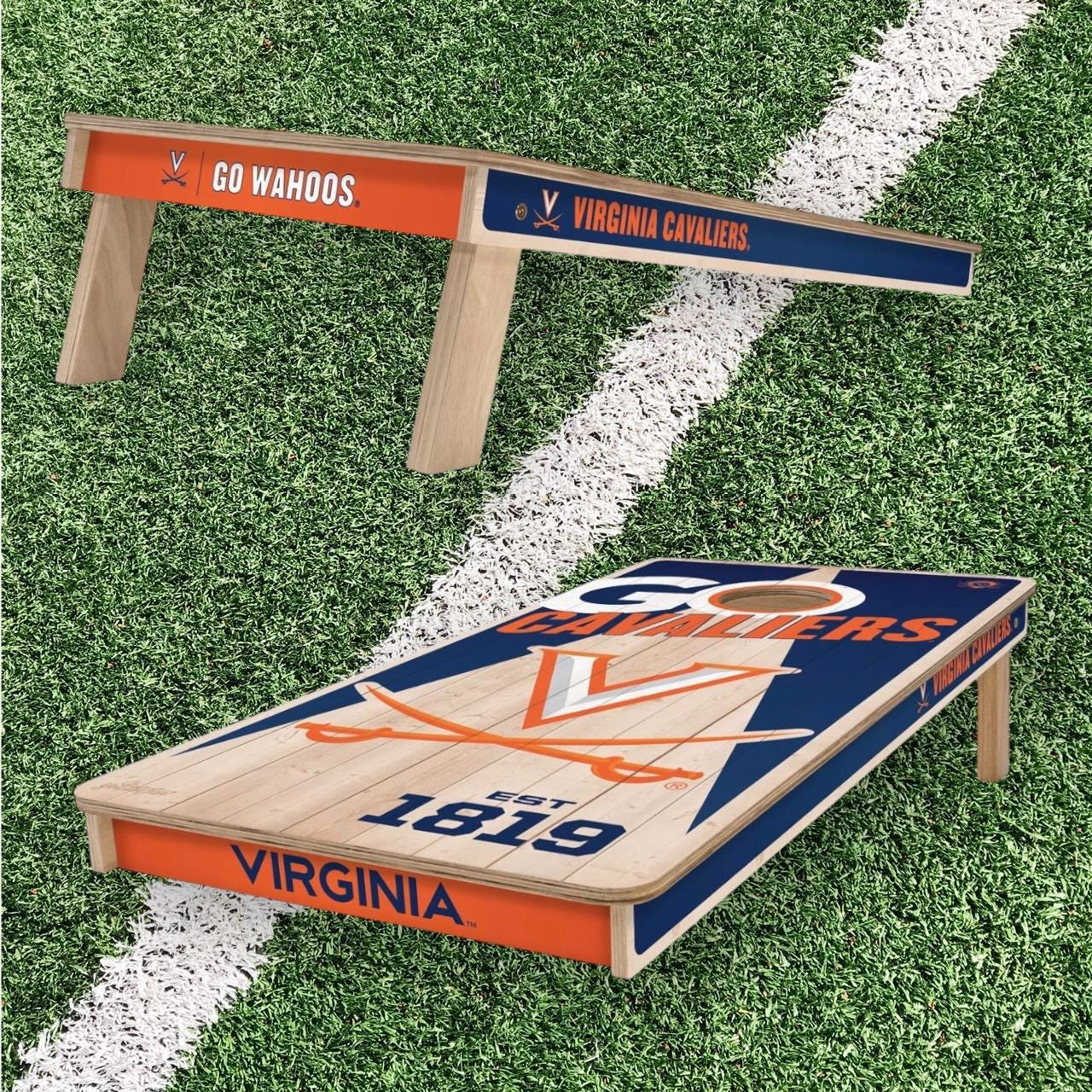 Virginia Cavaliers Cornhole Boards 2x4 (Officially Licensed)