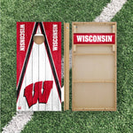 Load image into Gallery viewer, Wisconsin Badgers Cornhole Boards 2x4 | Officially Licensed
