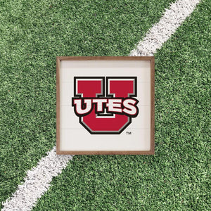 Utah Utes Artwork | Utah Utes Wall Art (Officially Licensed)Square