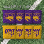 Load image into Gallery viewer, Northern Iowa Panthers Cornhole Boards 2x4 (Officially Licensed)
