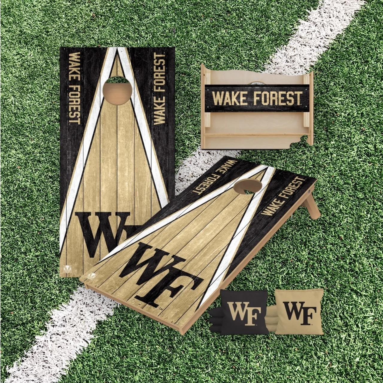 Wake Forrest Demon Deacons Cornhole Boards 2x4 | Officially Licensed