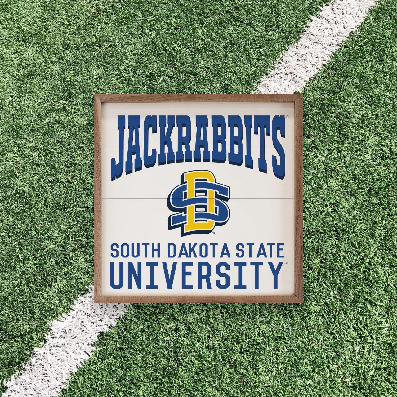 South Dakota State Jackrabbits Artwork | South Dakota State Jackrabbits Wall Art (Officially Licensed)Square