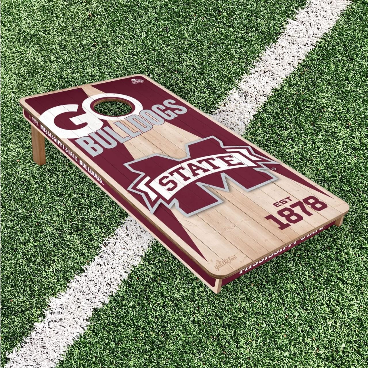 Mississippi State Bulldogs Cornhole Boards 2x4 (Officially Licensed)