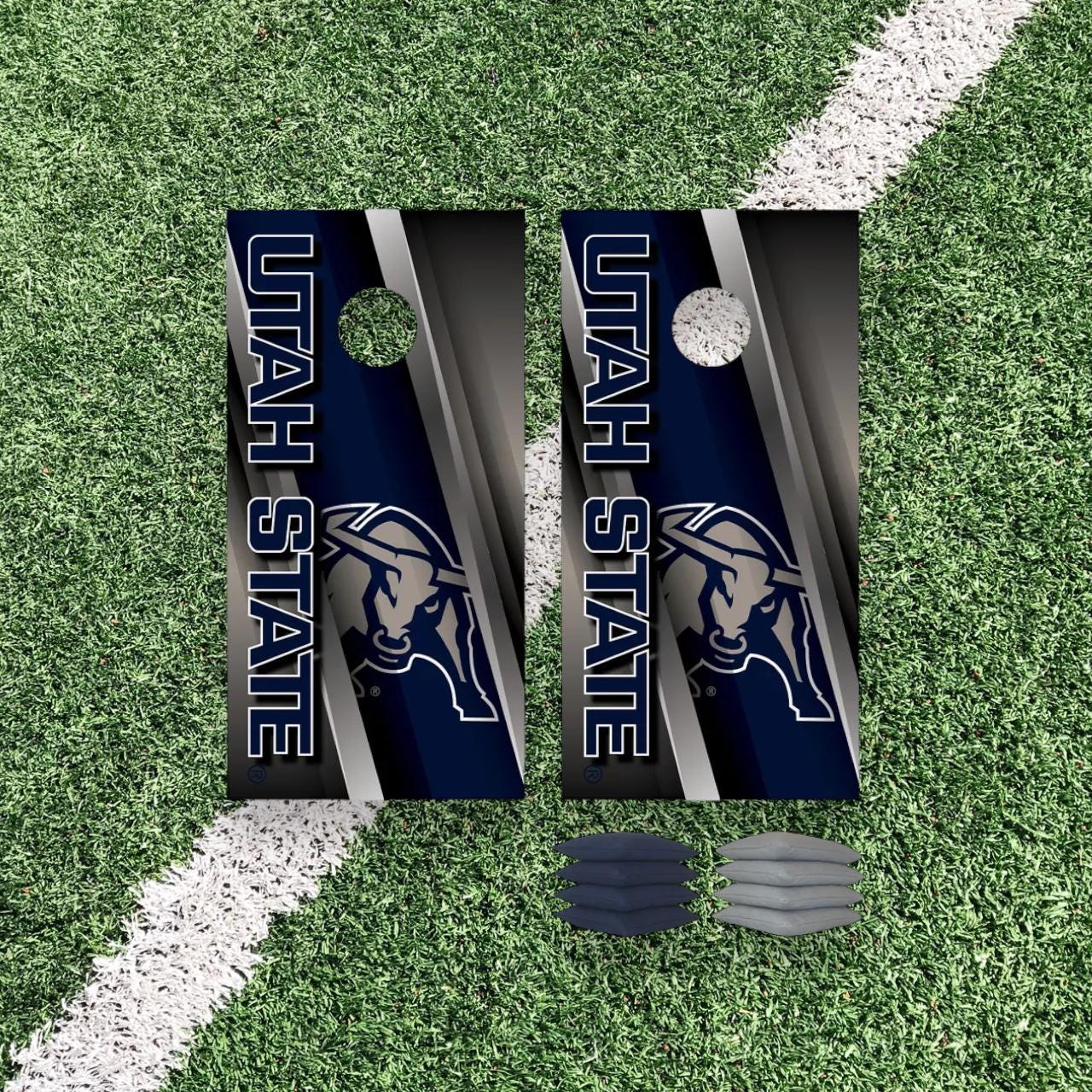 Utah State Aggies Cornhole Boards 2x4 | Officially Licensed