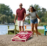 Load image into Gallery viewer, Oklahoma Sooners Cornhole Boards 2x4 (Officially Licensed)
