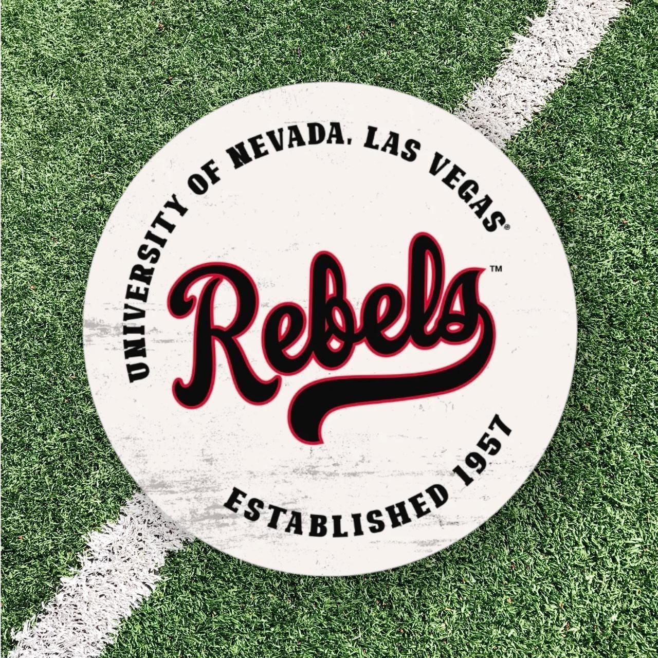 UNLV Rebels Artwork | UNLV Rebels Wall Art (Officially Licensed) Circle