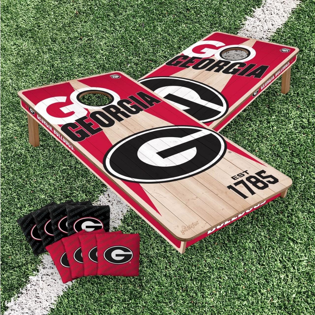 Georgia Bulldogs Cornhole Boards 2x4 (Officially Licensed)