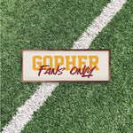 Load image into Gallery viewer, Minnesota Gophers Artwork | Minnesota Gophers Wall Art (Officially Licensed) Rectangle Rectangle
