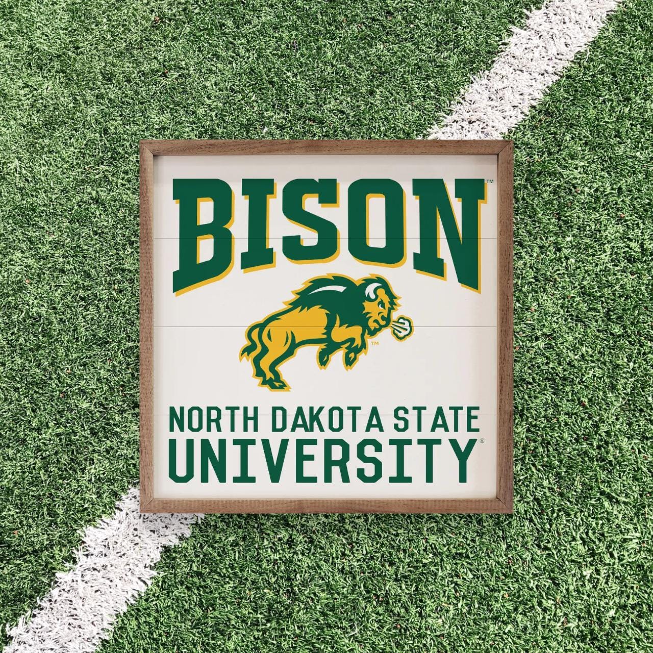 North Dakota State Bison Artwork | North Dakota State Bison Wall Art (Officially Licensed)