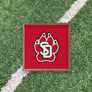 South Dakota Coyotes Artwork | South Dakota Coyotes Wall Art (Officially Licensed) Square