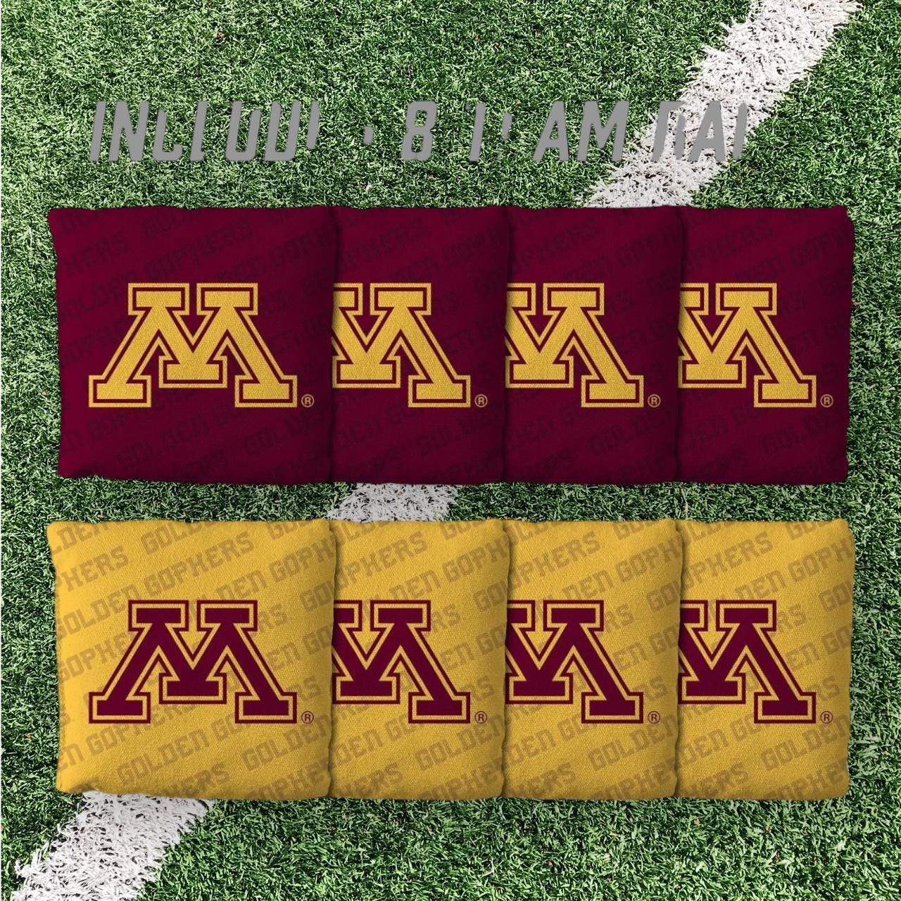 Minnesota Gophers Cornhole Boards 2x4 (Officially Licensed)
