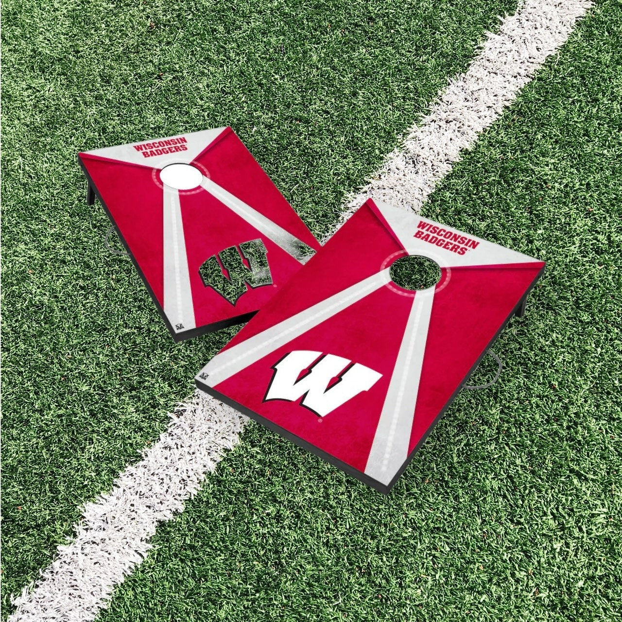 Wisconsin Badgers LED Cornhole Boards 2x3 Officially licensed