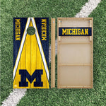 Load image into Gallery viewer, Michigan Wolverines Cornhole Boards 2x4 | Officially Licensed
